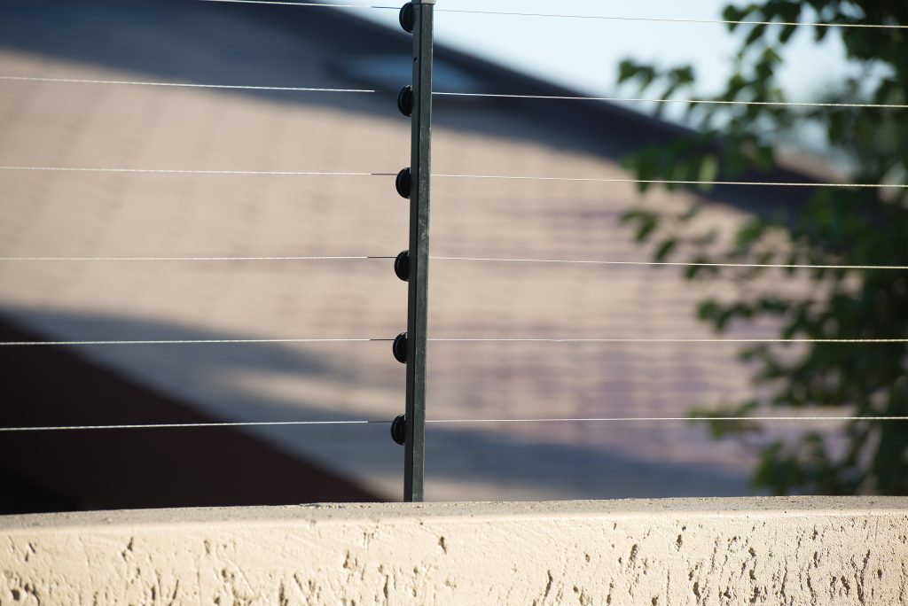 Electric fence for protect board